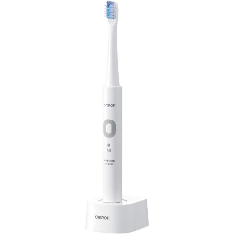 オムロン OMRON 音波式電動歯ブラシ 充電式 HT-B917-W ホワイト