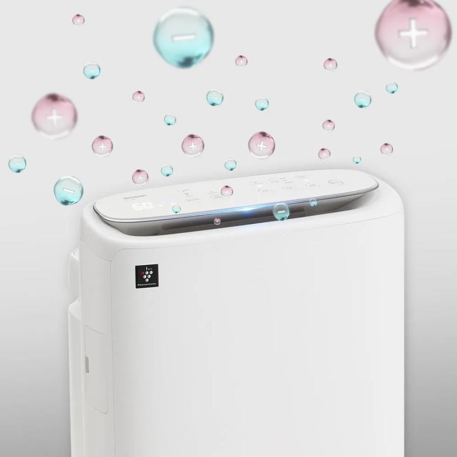 プラズマクラスター シャープ SHARP 加湿空気清浄機 KI-US50-W 薄型
