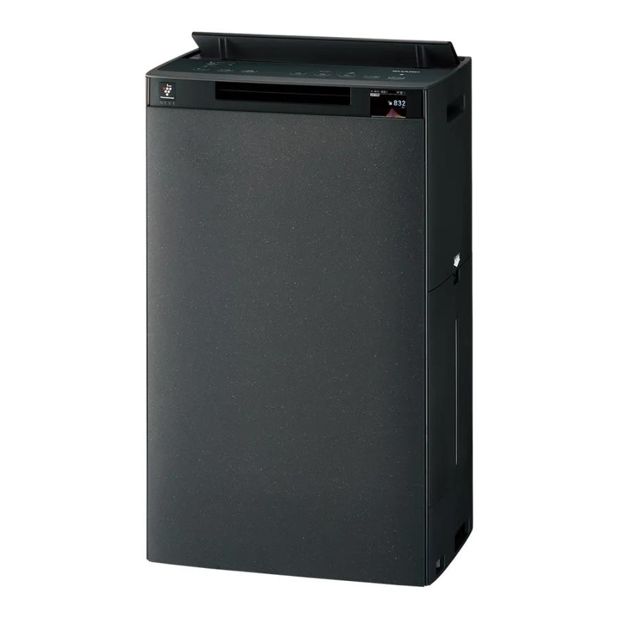 SHARP 空気清浄機 KI-UX100-H ブラック SHARP】加湿空気清浄機 KI-UX100-H