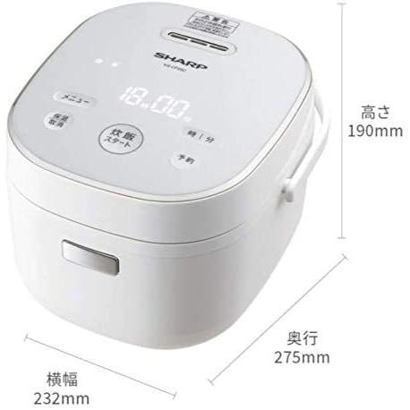 SHARP炊飯器 SHARP（シャープ） 【訳アリ】SHARP マイコンジャー炊飯器 KS-CF05B-W