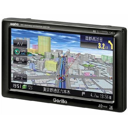 SANYO サンヨー ゴリラ 5.2V型 ワンセグ SSDナビ NV-SB541DT