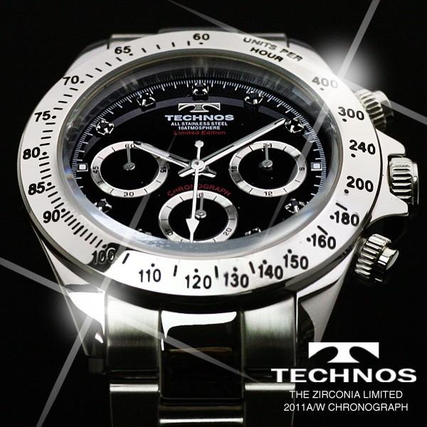 TECHNOS テクノス クロノグラフ 限定モデル メンズ腕時計 T4102SH 送料無料｜robinson