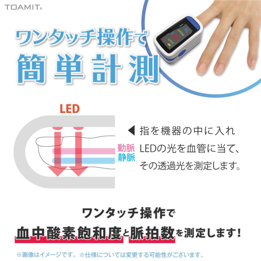 東亜産業 TOAMIT OXINAVI OXI NAVi オキシナビ 血中酸素濃度計 測定器
