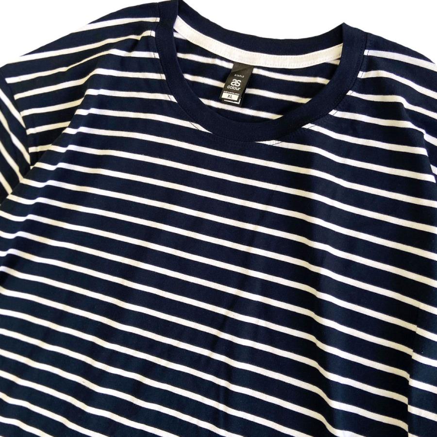 AS COLOUR STAPLE STRIPE TEE C エーエスカラー ボーダー Tシャツ