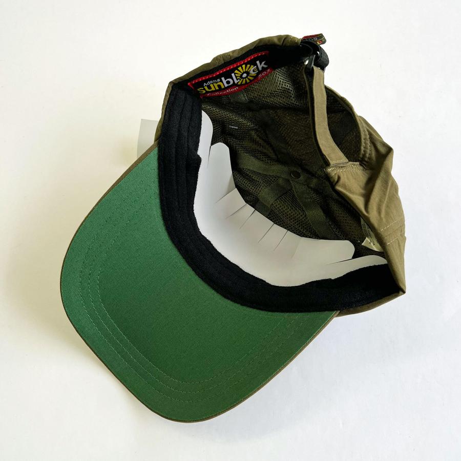 adams 6-Panel UV Low-Profile Cap with Elongated Bill アダムス