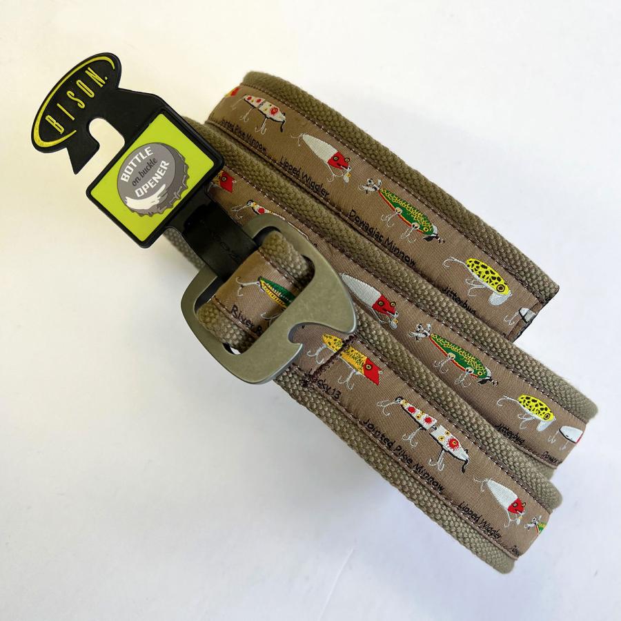 BISON DESIGNS BISON DESIGNS 38mm TAP CAP RIBBON BELT - Bottle