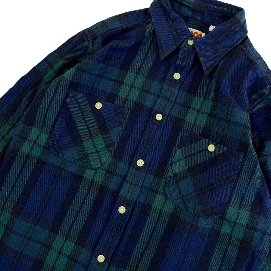 CAMCO カムコ 　HEAVY FLANNEL  L/S SHIRTS　2023　Black Watch　カムコ　ネルシャツ ブラックウォッチ｜robles-store｜02