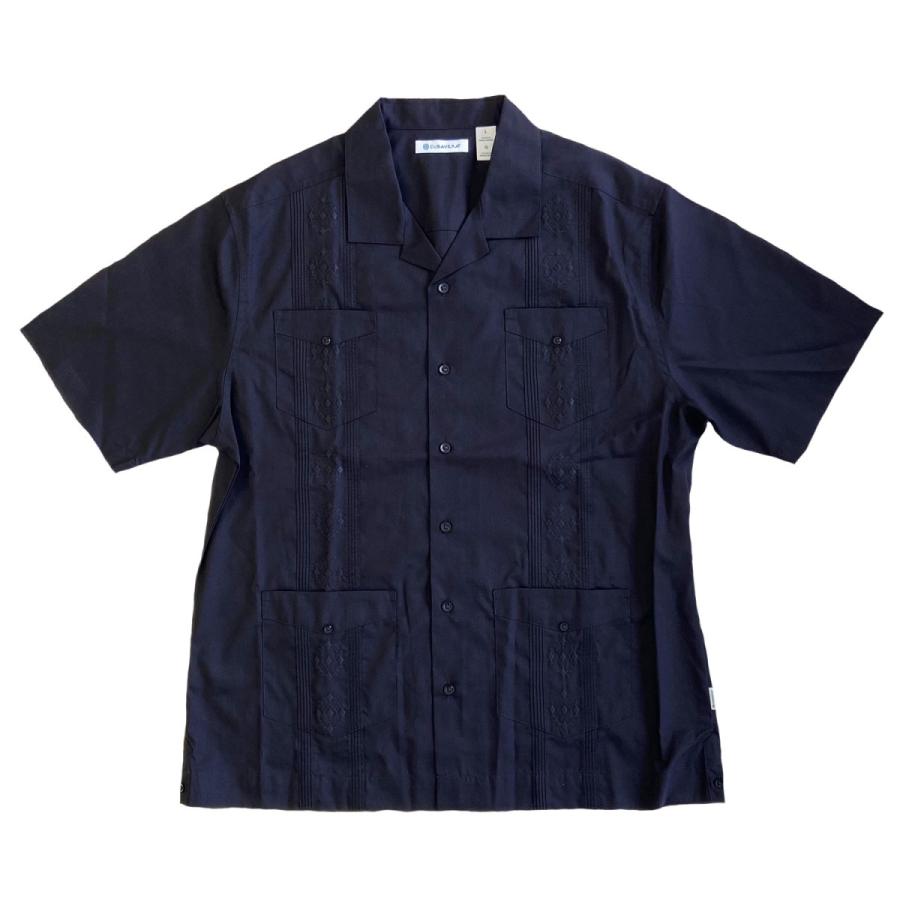 CUBAVERA   AUTHENTIC EMBROIDERED GUAYABERA SHIRT　キューバベラ　キューバシャツ　オープンカラーシャツ｜robles-store｜02