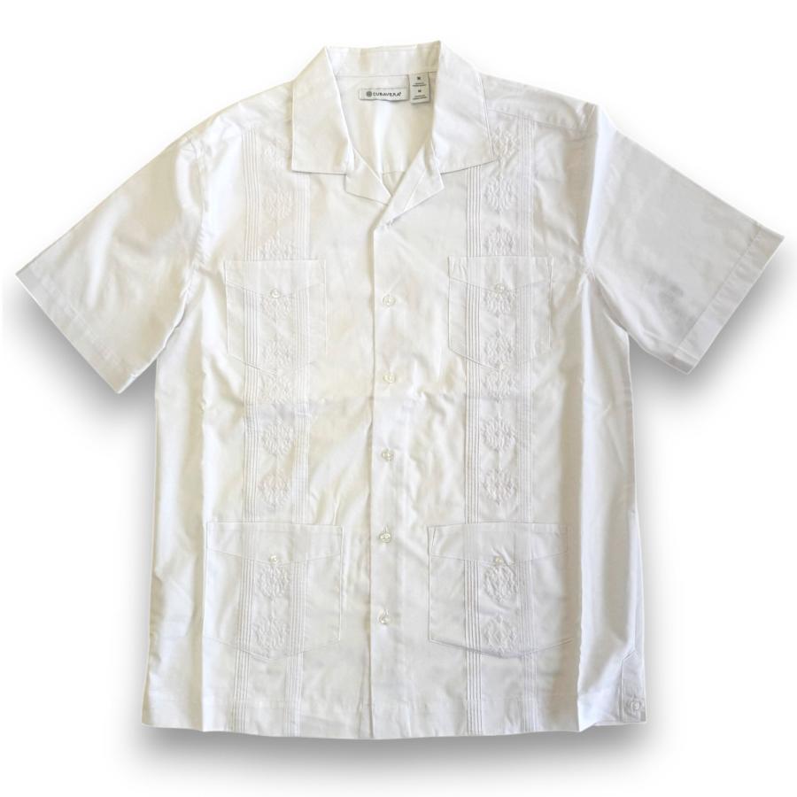 CUBAVERA AUTHENTIC EMBROIDERED GUAYABERA SHIRT キューバベラ