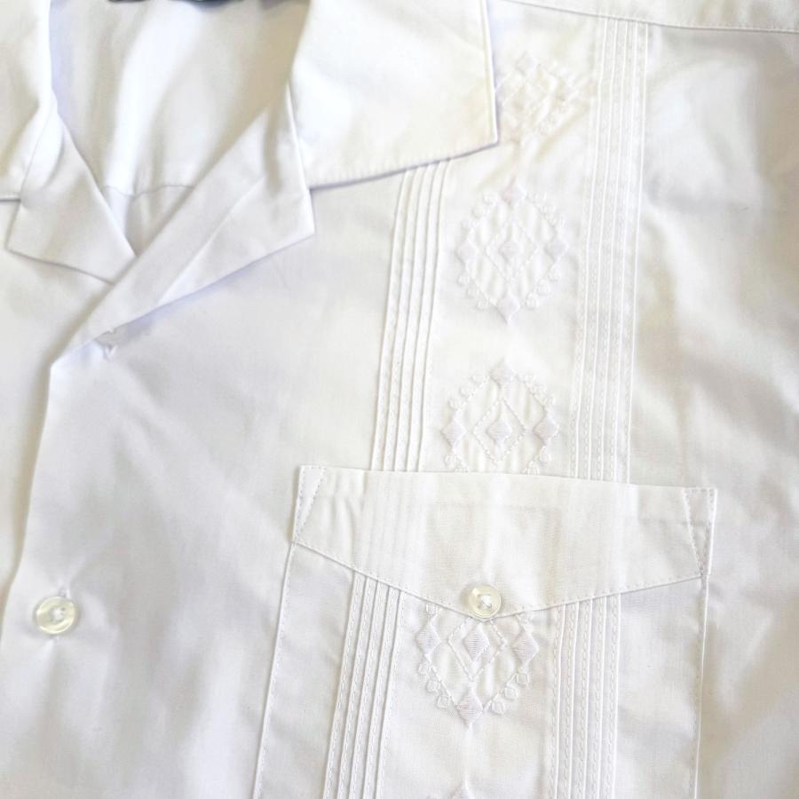 CUBAVERA AUTHENTIC EMBROIDERED GUAYABERA SHIRT キューバベラ