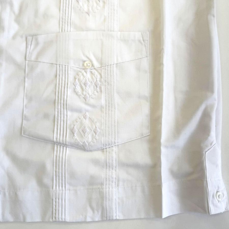 CUBAVERA AUTHENTIC EMBROIDERED GUAYABERA SHIRT キューバベラ