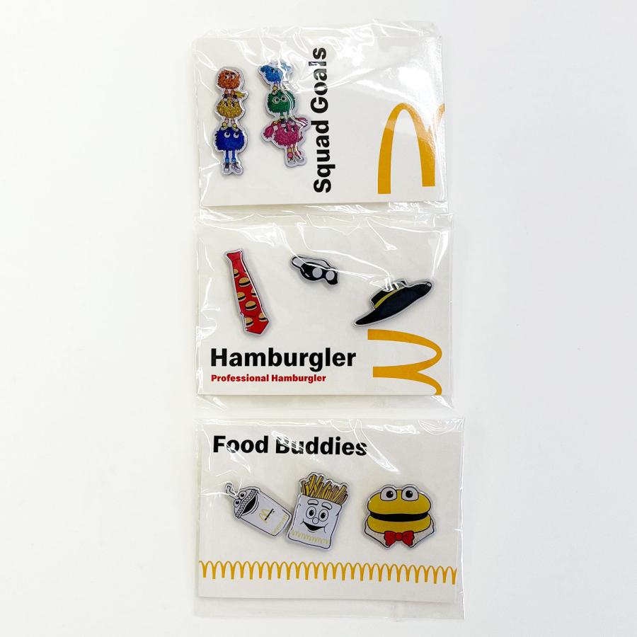 McDonald's character PINS マクドナルド ピンズ バッジ