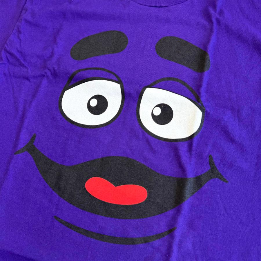 McDonald's GRIMACE FACE TEE マクドナルド グリマス Tシャツ : ROBLES