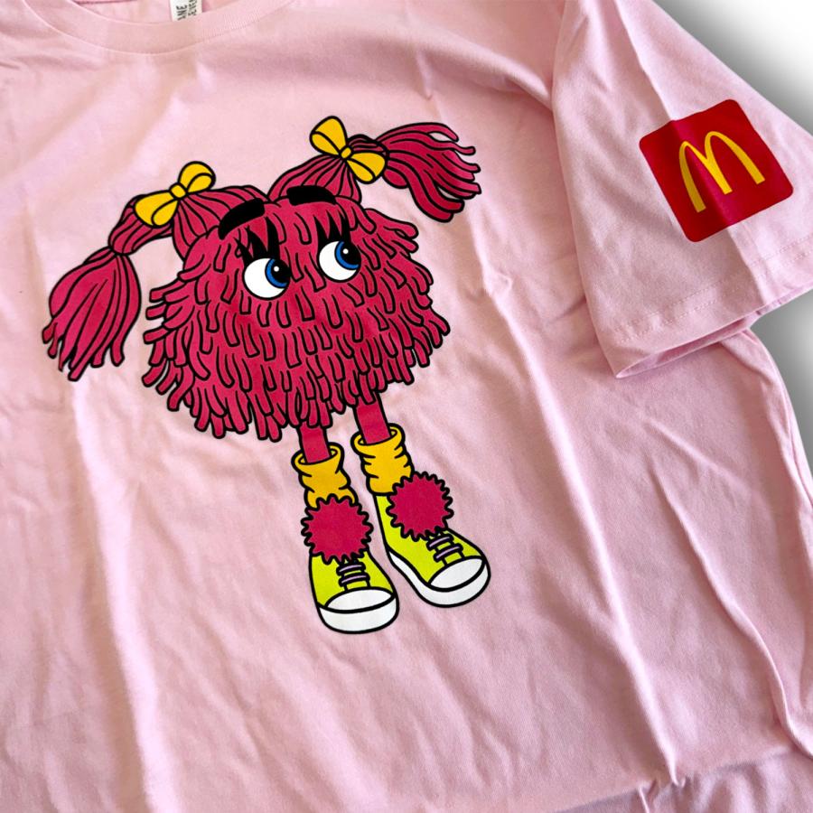 McDonald's　PINK FRY KID TEE　マクドナルド　フライキッド フライガール Tシャツ |  | 01