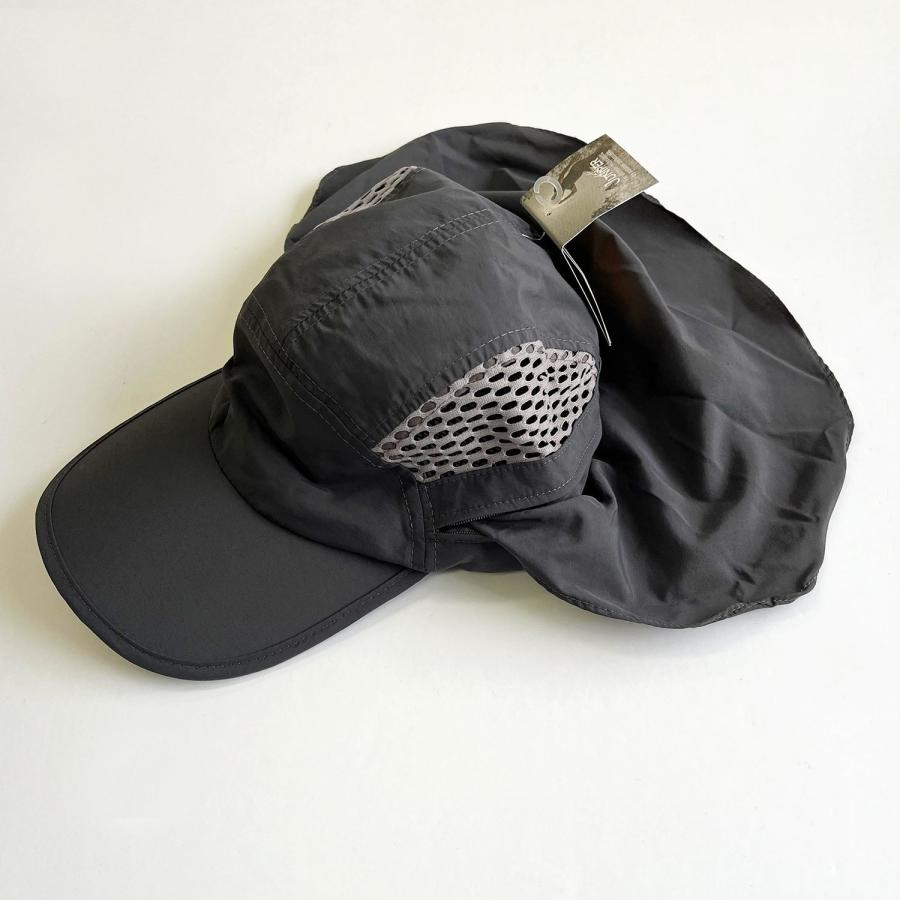JUNIPER MEGA CAP Taslon UV Cap w/Hidden Flap メガキャップ