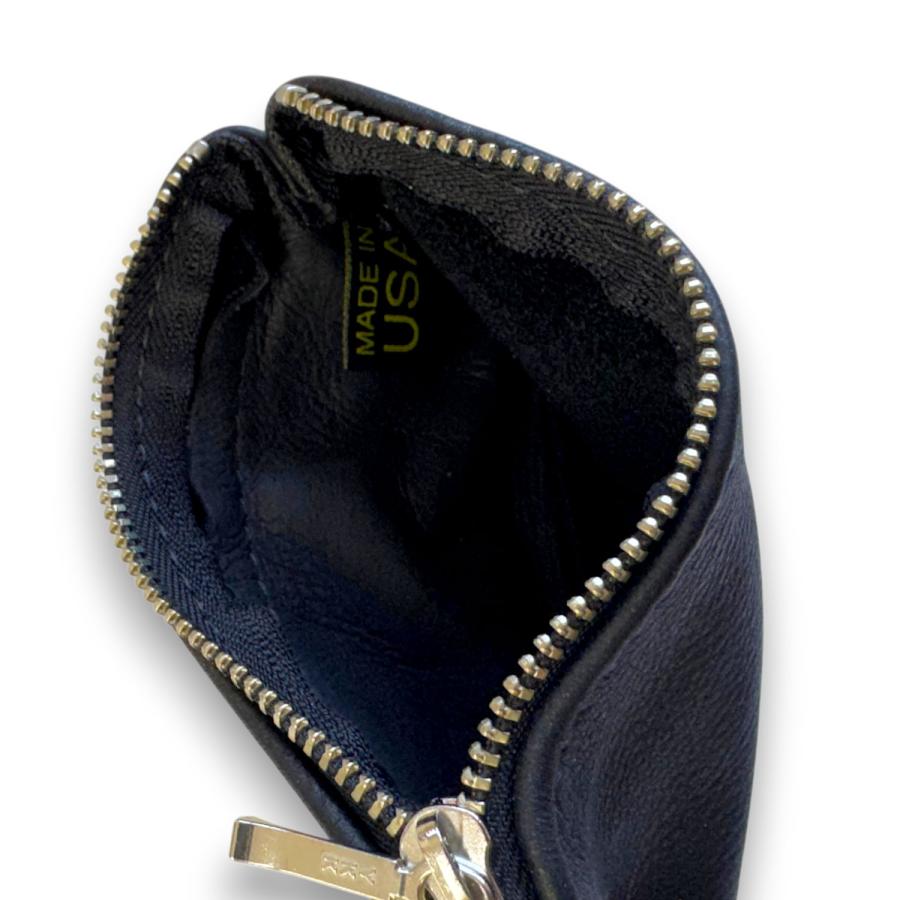 Moonshine Leather Co. 5-inch Double Zippered Pouch ムーンシャイン