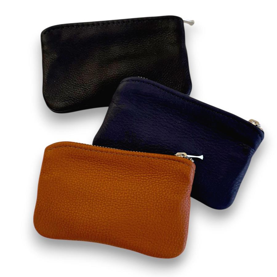 ポーチ　財布 Moonshine Leather Co. 5-inch Double Zippered Pouch ムーンシャイン