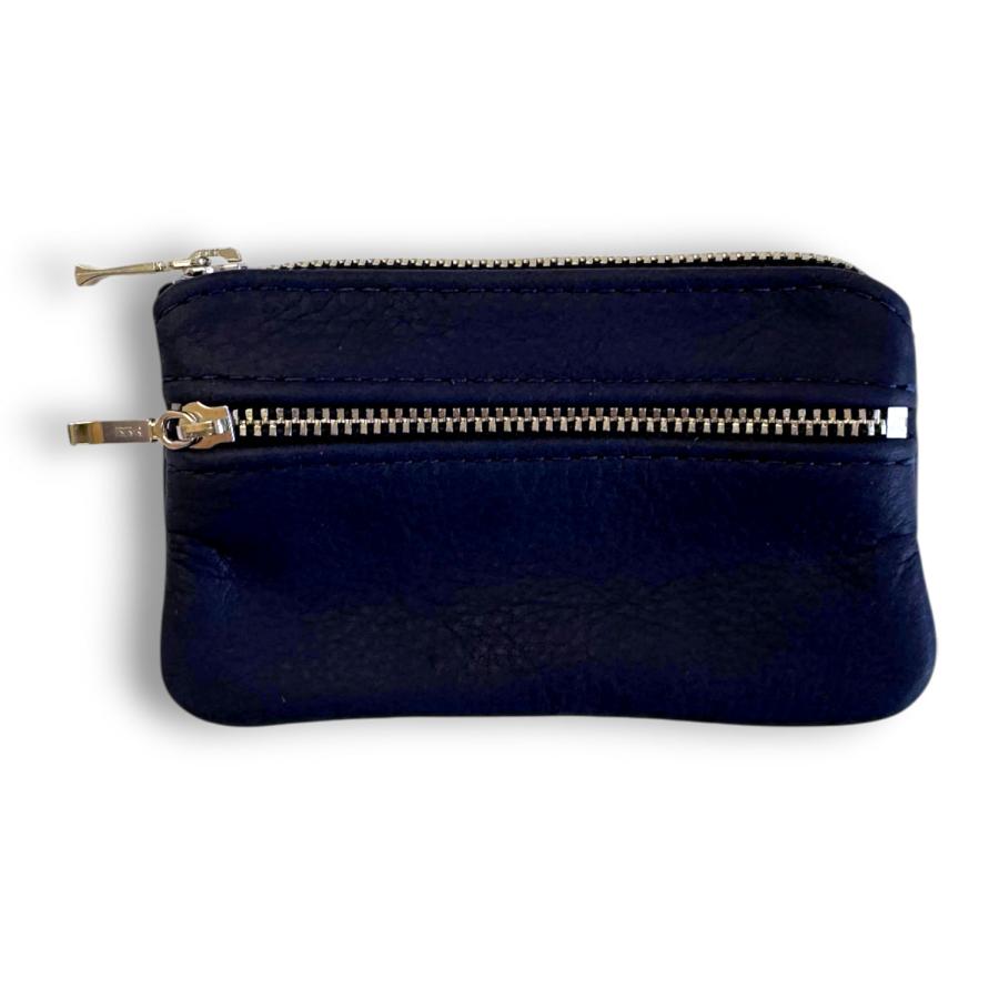 Moonshine Leather Co. 5-inch Double Zippered Pouch ムーンシャイン