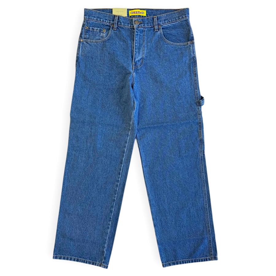 NEO BLUE Carpenter Baggy Jeans Medium Blue ネオブルー デニムパンツ