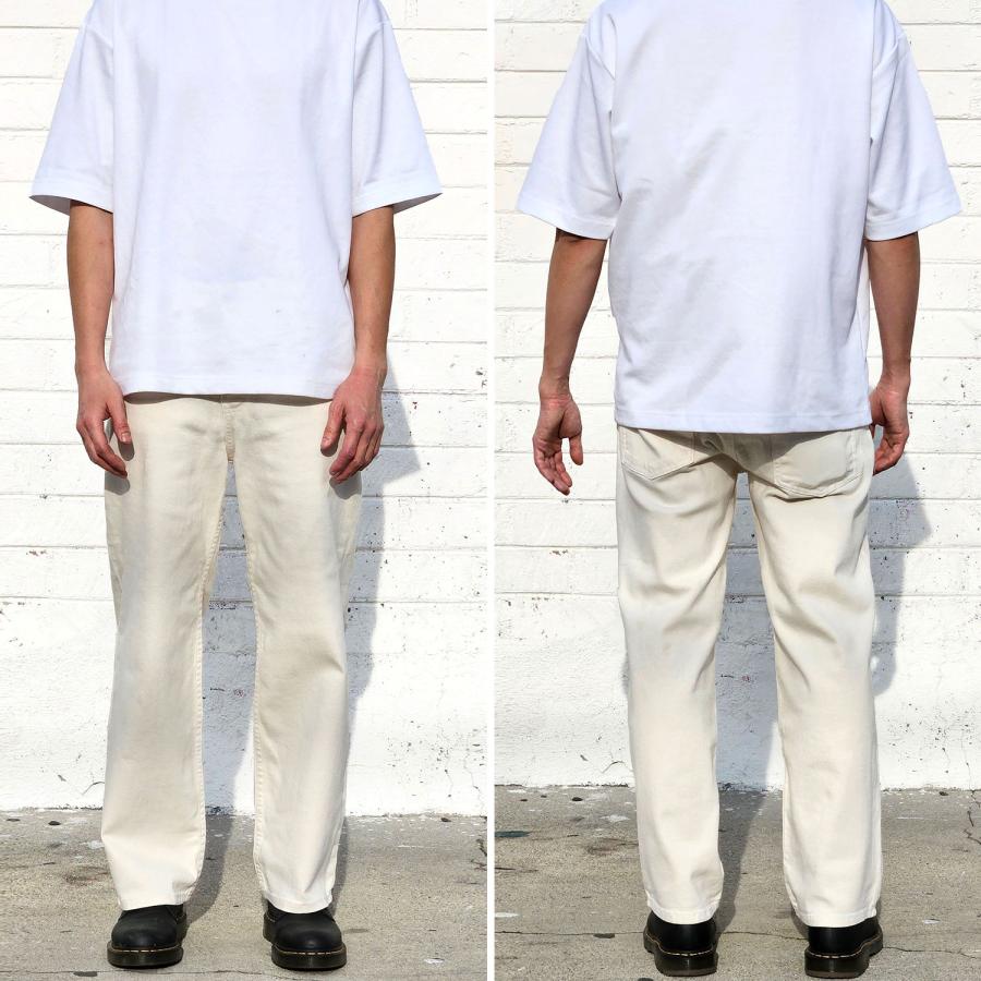 NEO BLUE OFF WHITE Baggy Jeans ネオブルー バギーデニムパンツ オフ