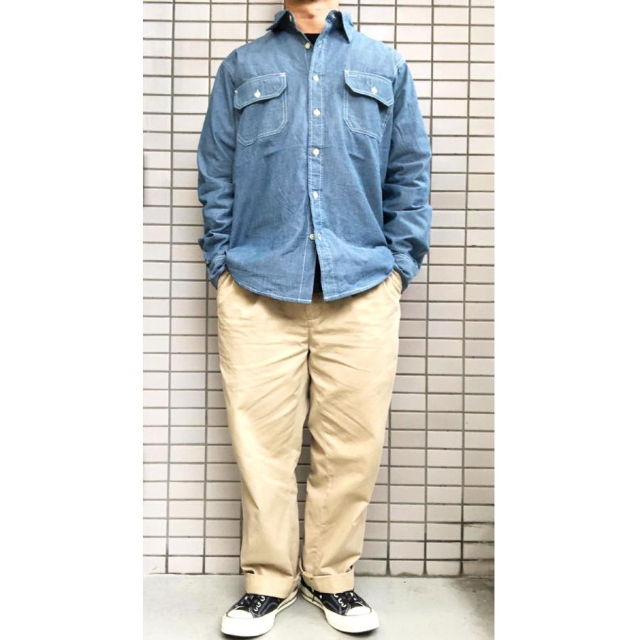 CAMCO（カムコ） CHAMBRAY WORK L/S Shirts BLUE 長袖 シャンブレー