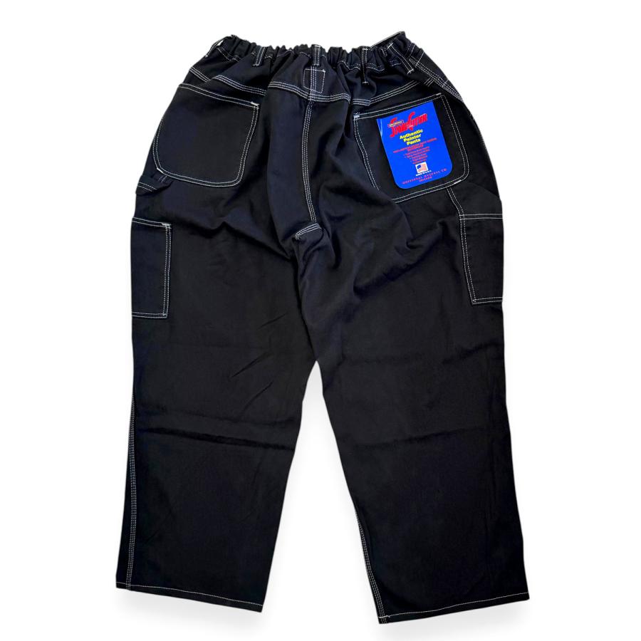 oddment BIG PAINTER DYED BLACK　オッドメント　ペインターパンツ　オーバーダイ　ブラック | 