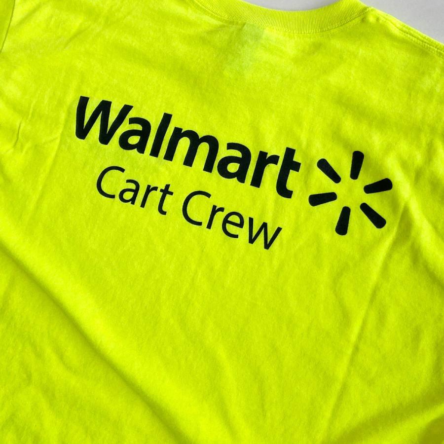 新品 Walmart Cart Crew スウェット　蛍光イエロー　XL 新品 Walmart Cart Crew スウェット 蛍光イエロー XL