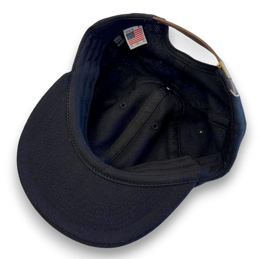Winner Caps Wool Leather Strap Cap Made In USA ウィナーキャップス