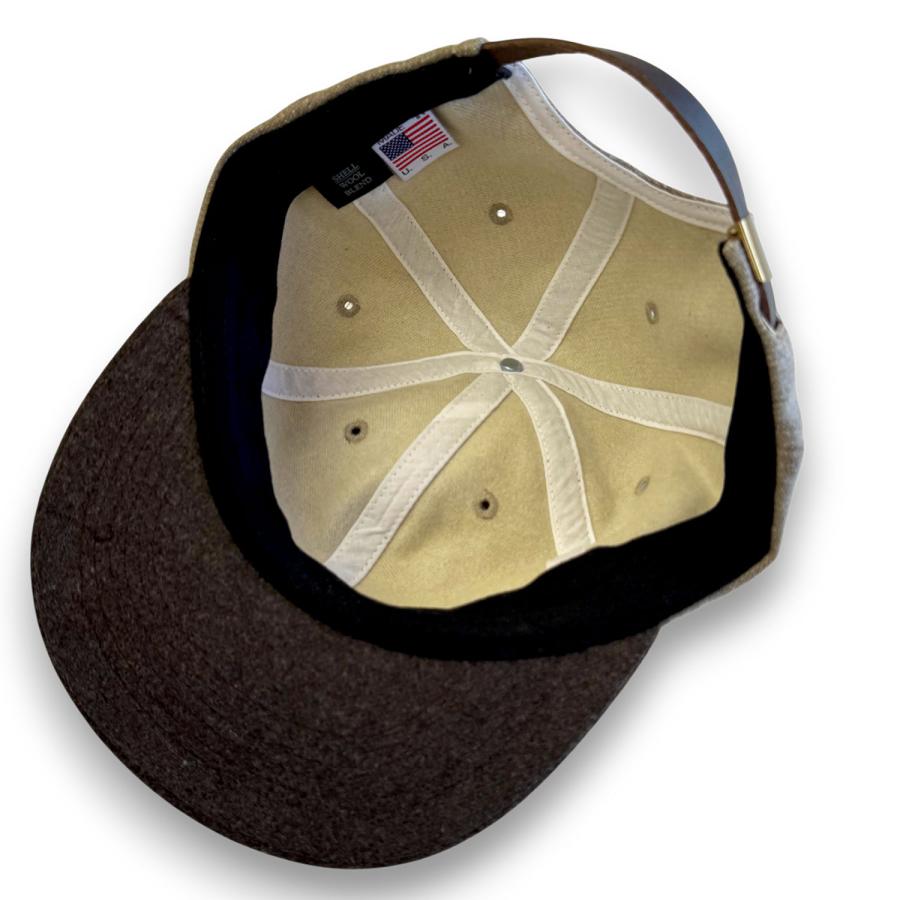 Winner Caps Wool Leather Strap Cap Made In USA ウィナーキャップス