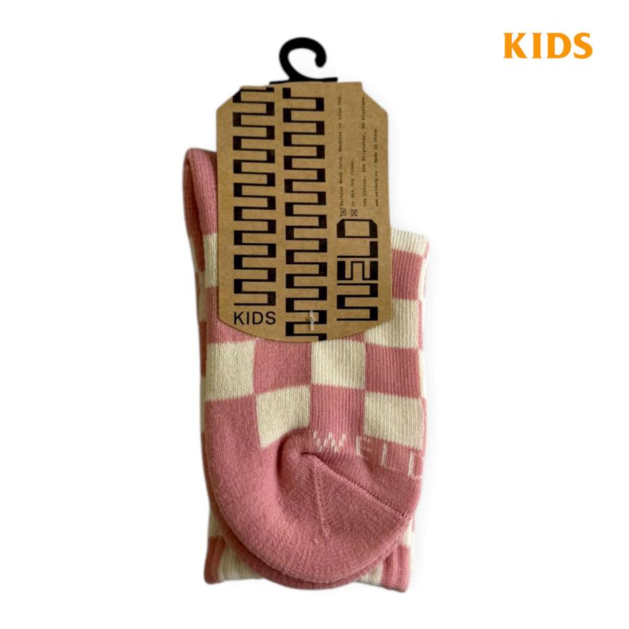 WELD MFG KIDS CHECKERBOARD SOCKS　ウェルド チェッカー　靴下　ソックス　キッズ　子供用 |  | 02