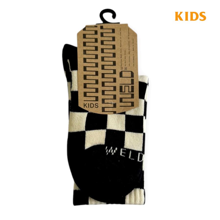 WELD MFG KIDS CHECKERBOARD SOCKS　ウェルド チェッカー　靴下　ソックス　キッズ　子供用 |  | 06