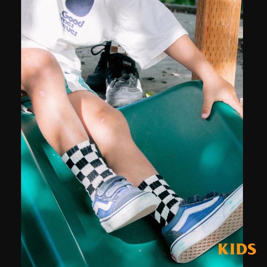 WELD MFG KIDS CHECKERBOARD SOCKS　ウェルド チェッカー　靴下　ソックス　キッズ　子供用 |  | 07