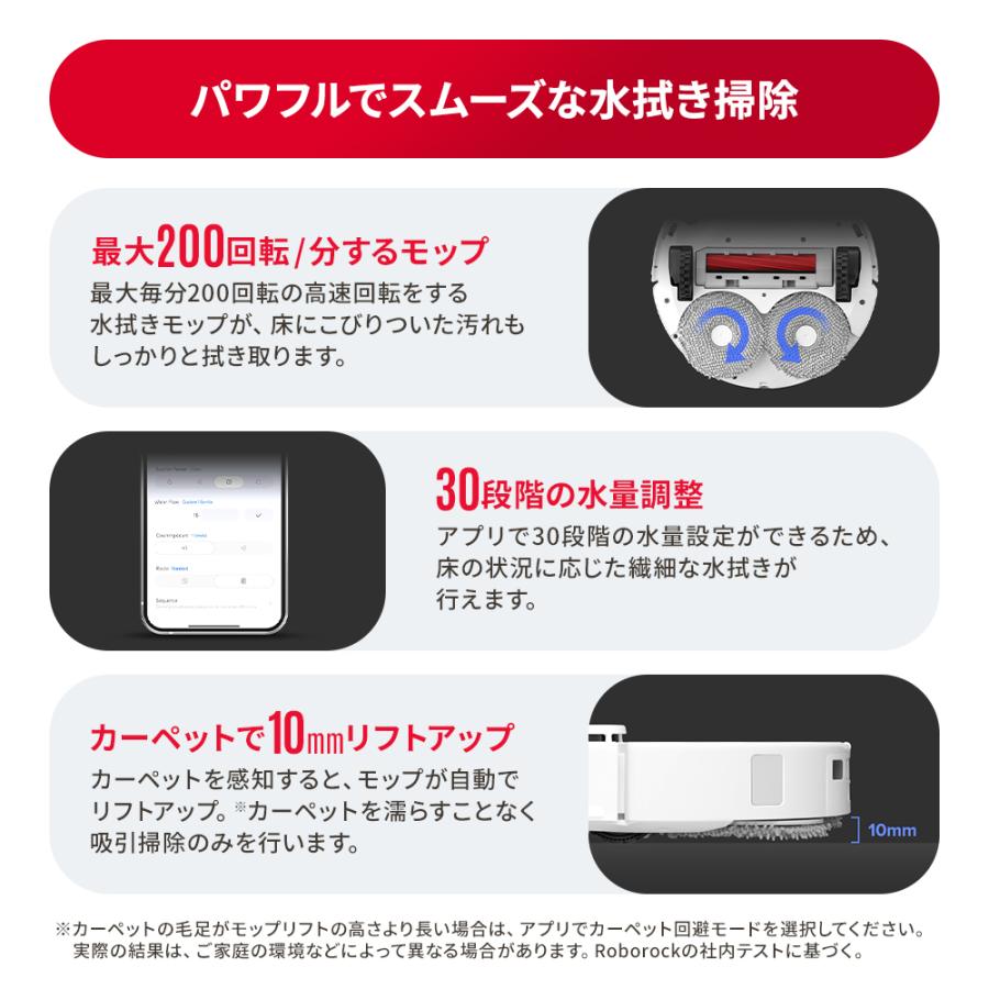 roborock Q7B+ 交換用紙パック4個入りセット 本体＆ドックセット