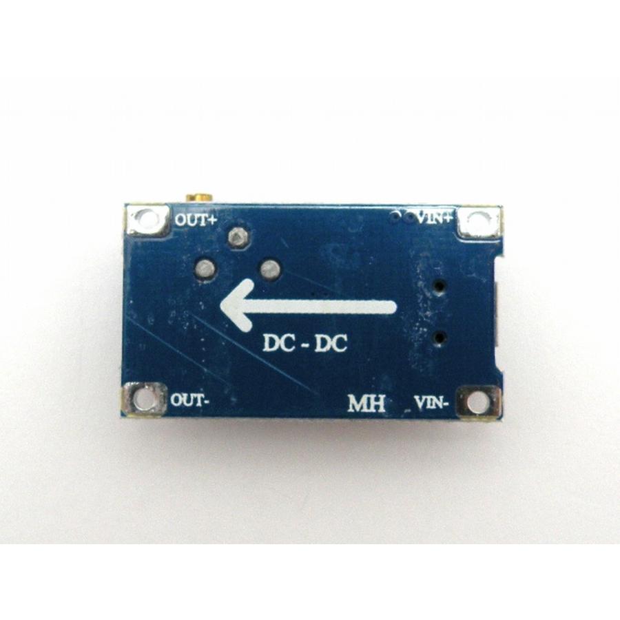 昇圧型DC-DC電源モジュールMT3608（2A, 入力2-24V, 出力5-28V