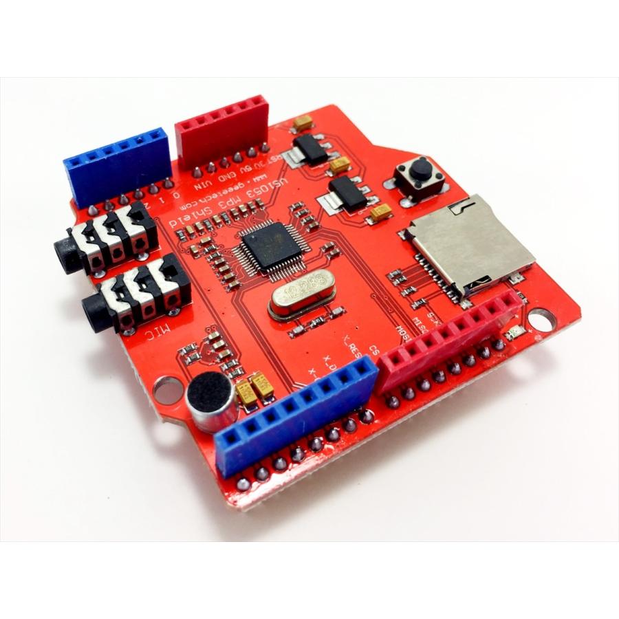 MP3音楽シールド for ArduinoUNO（VS1053, MicroSD） | ブランド登録なし | 01