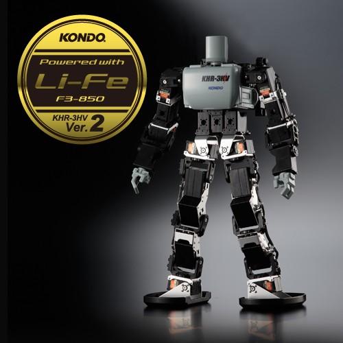 KHR-3HV Ver.2 リフェバッテリー付きセット : h0001 : ロボテナ 