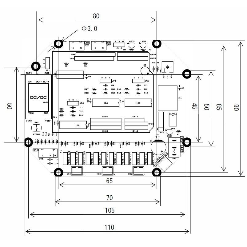 モータドライブ基板TypeGR Ver0.2（製作キット） | ブランド登録なし | 03