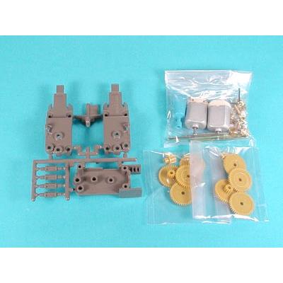 タミヤ ツインモーター ダブルブレイズ フタバサーボ付き ツインモーターギヤーボックス (工作キット) - ホビーサーチ