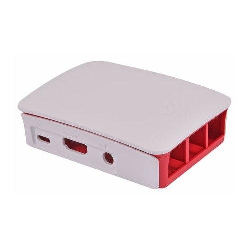 Raspberry Pi 3/2/B+ 用オフィシャルケース 赤/白 : ロボテナショップ