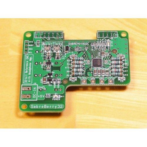Sabreberry32 ラズパイ用高音質DAC Raspberry Pi用 ハイエンドオーディオDAC基板 / SabreBerry32