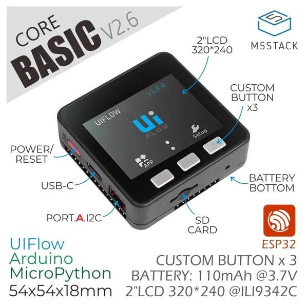 M5Stack Basic V2.6 : ロボテナショップ - 通販 - Yahoo!ショッピング
