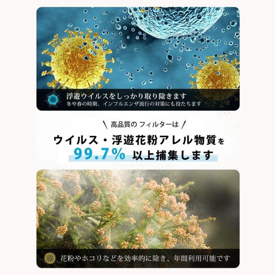 車載 空気清浄機 フィルター式 車用 車用品 カー用品 除菌 花粉 感染