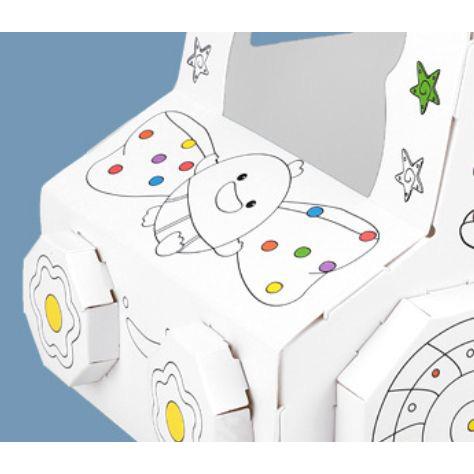 立体ぬりえ 車 カー ペーパークラフト 紙工作 工作キット 愛用 塗り絵 子供 おもちゃ 3歳 小学生 6歳 女の子 男の子 プレゼント 知育玩具 5歳 誕生日 4歳