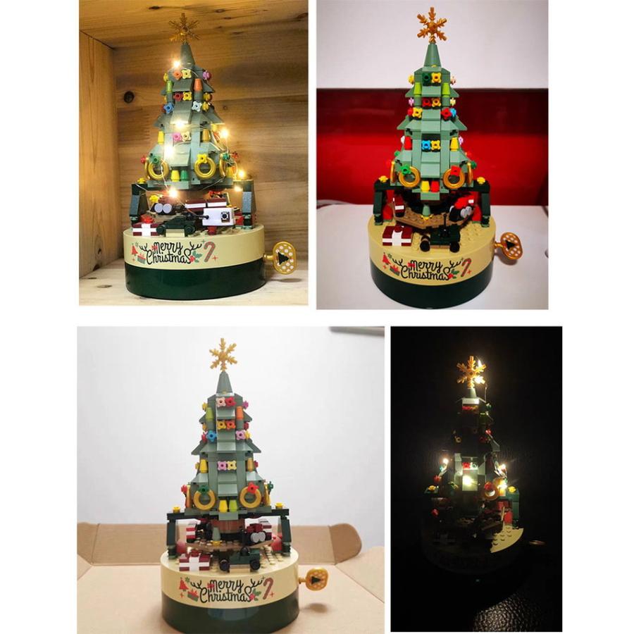 ブロック おもちゃ オルゴール クリスマスツリー 誕生日プレゼント