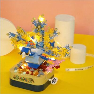 ブロック おもちゃ オルゴール 誕生日プレゼント 子供 動く 音楽 ブロック おもちゃ オルゴール 誕生日プレゼント 子供 動く 音楽