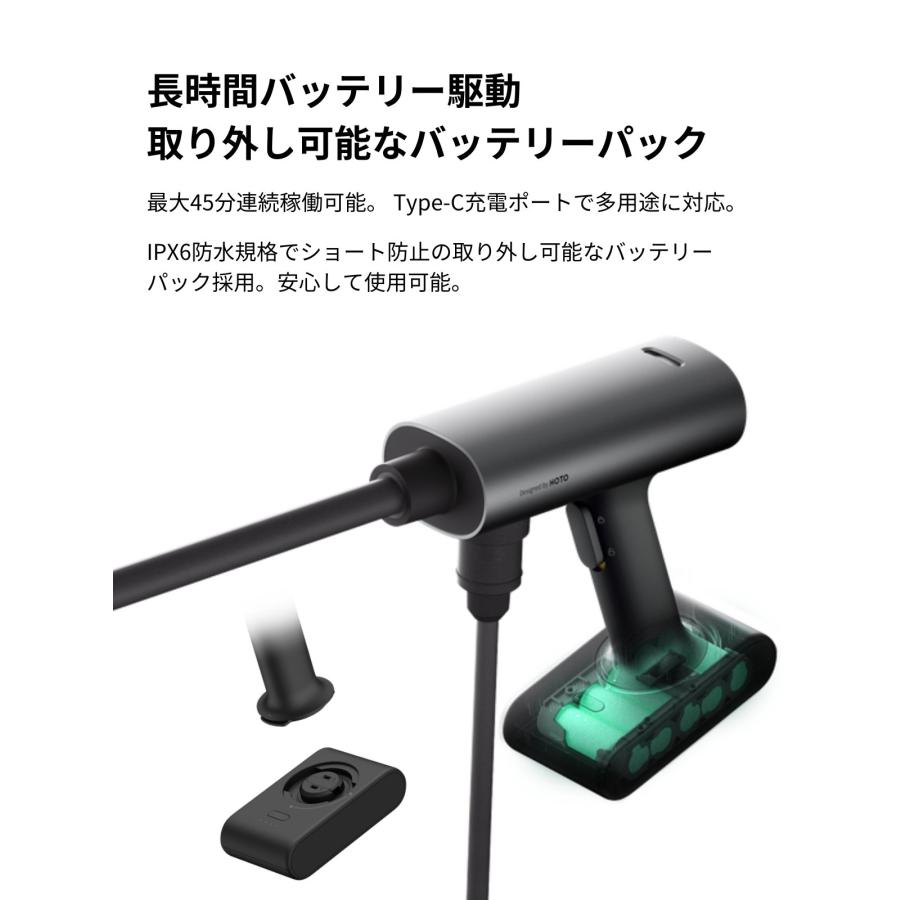 HOTO コードレス 軽量 高圧洗浄機 HOTO 高圧洗浄機 リトルモンキー 折りたたみ噴霧器 ワイヤレス