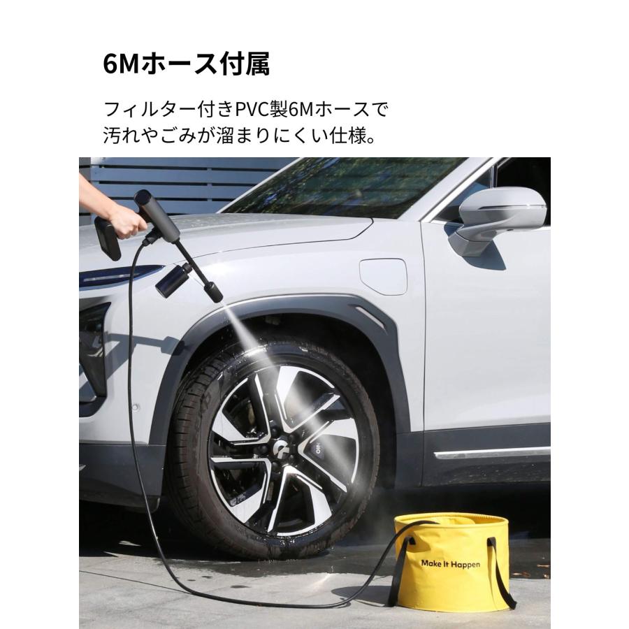 HOTO 高圧洗浄機 コードレス 圧力洗浄機 充電式 洗車 自転車 家庭用