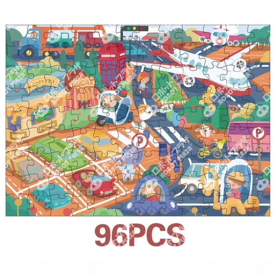 ジグソーパズル 3種セット 96-140ピース 4歳 パズル 誕生日プレゼント