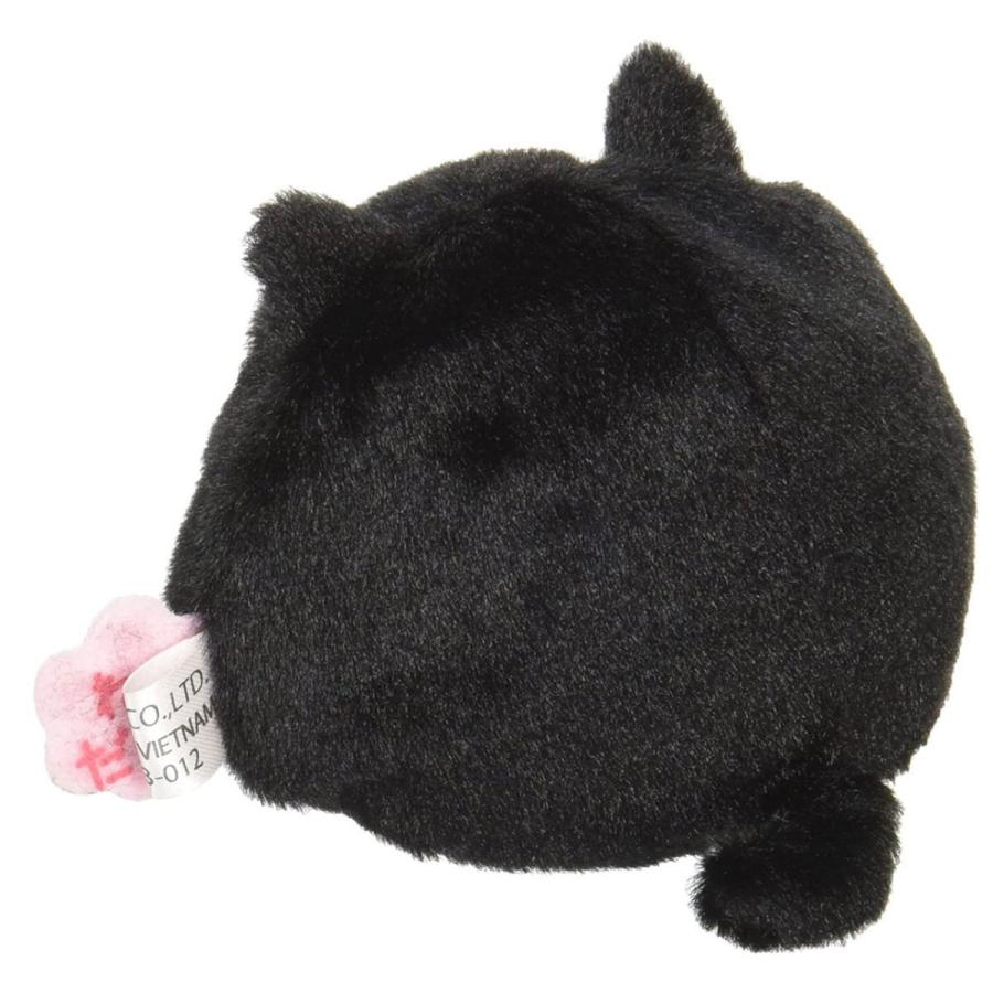 三英貿易（SAN-EI） ねこだんご くろ ぬいぐるみ 猫 ふわふわ ねこ