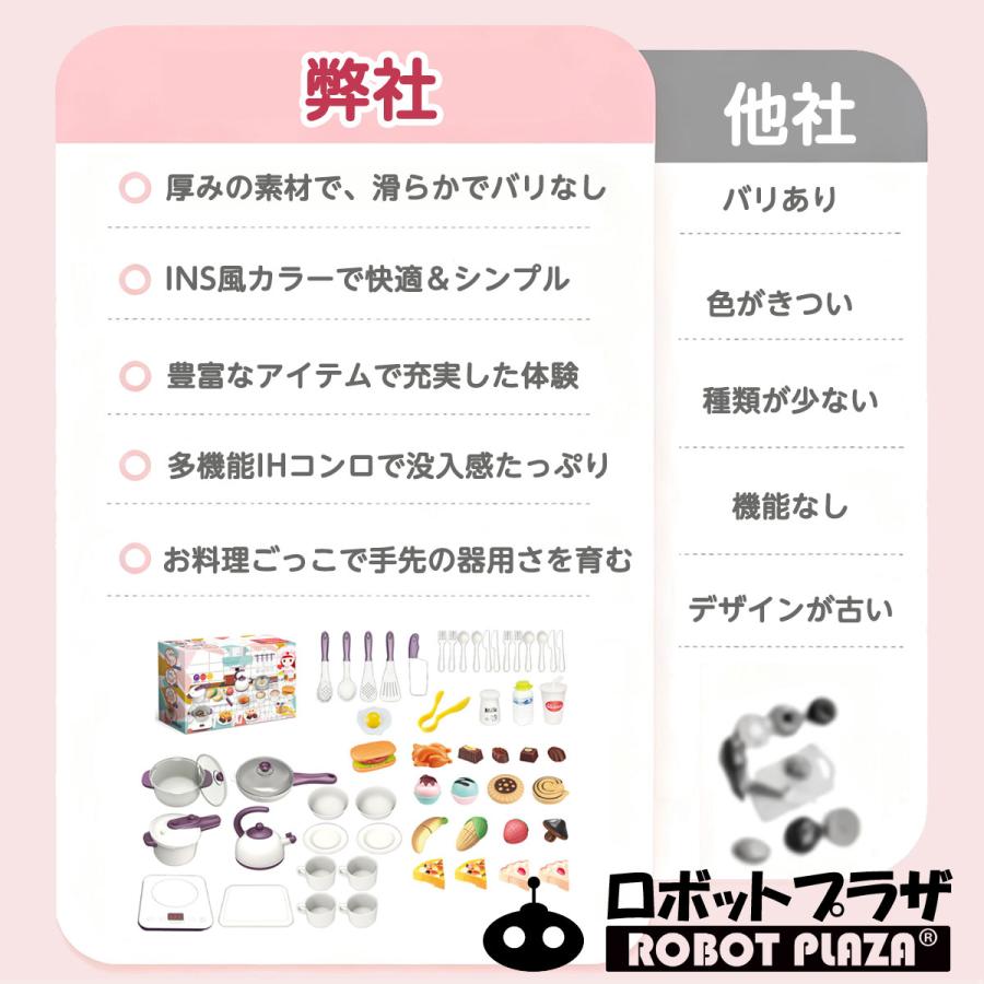おままごとセット 54点 ままごとキッチン プラスチック 誕生日